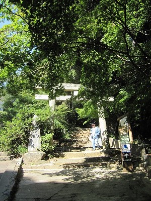 筑波山神社から筑波山へケーブルカーで