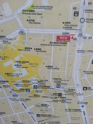 愛宕神社駅前地図